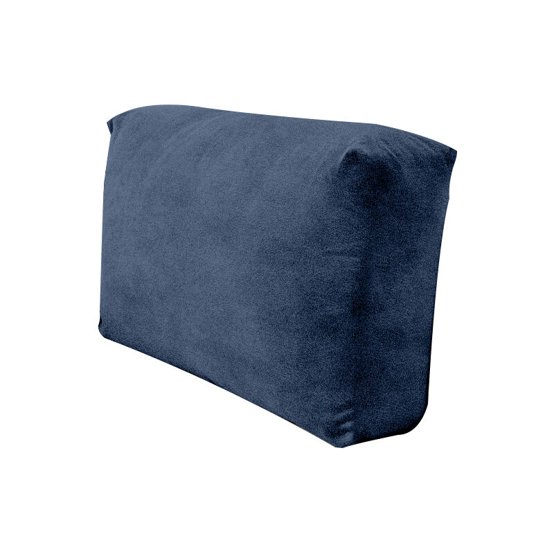 Housse de canapé d'angle en velours bleu marine – Tissu élastique durable – Protection contre salissures et poils d'animaux