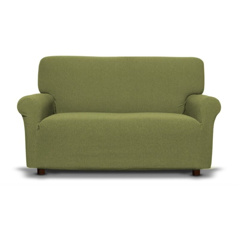 Housse de canapé extensible vert kiwi New York, anti-rayures, pour canapés avec accoudoirs, housse de canapé universelle, fabriq Canapé 2/3 places