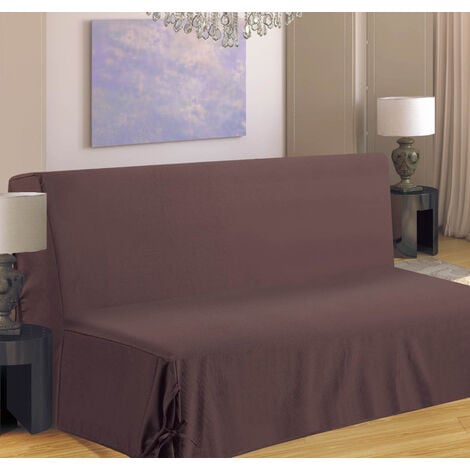 Housse de canapé pour BZ Taupe 140x190 cm