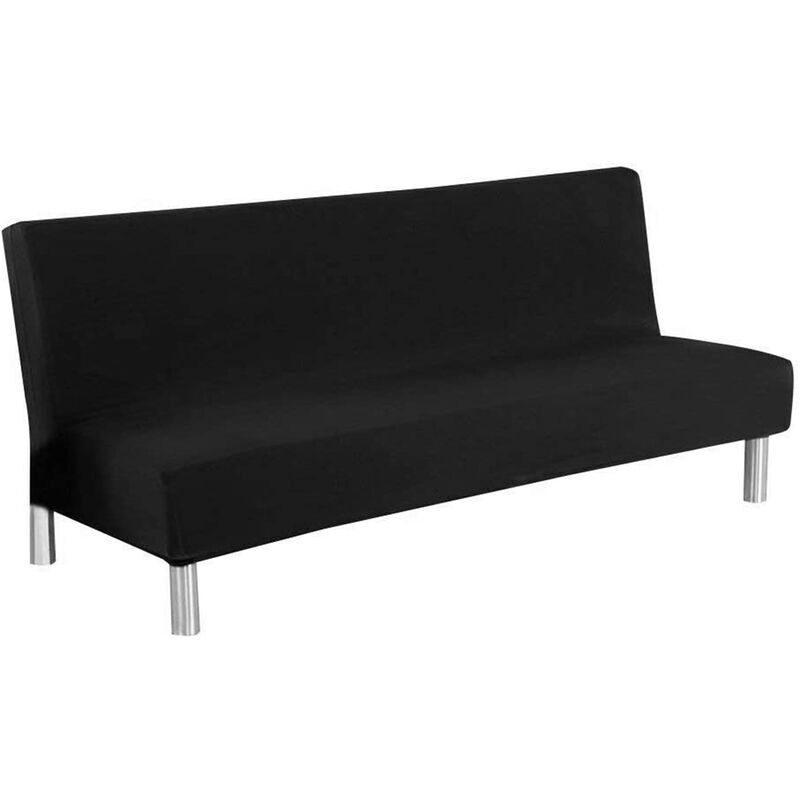 Tigrezy Housse de canapé sans accoudoirs 3 places/2 places jeté de canapé extensible pour canapé-lit S