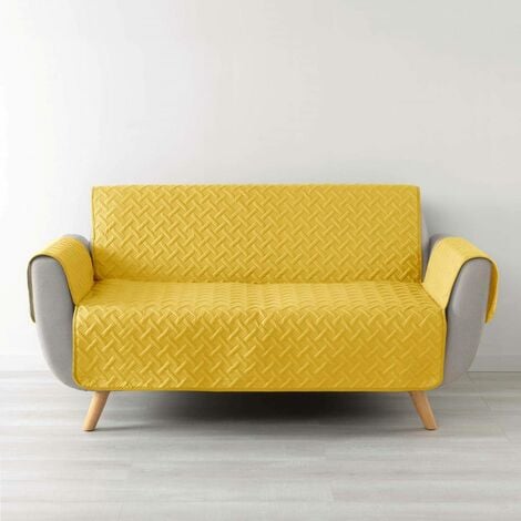 Housse de canapé WELL, matelassée, microfibre, 223 x 179 cm