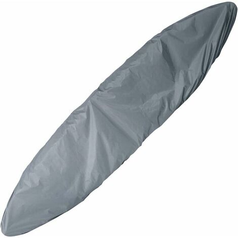 Housse de canoë 2,6-3 m, imperméable, protection contre la poussière, les UV et les poussières, pour bateau, durable, argenté HA