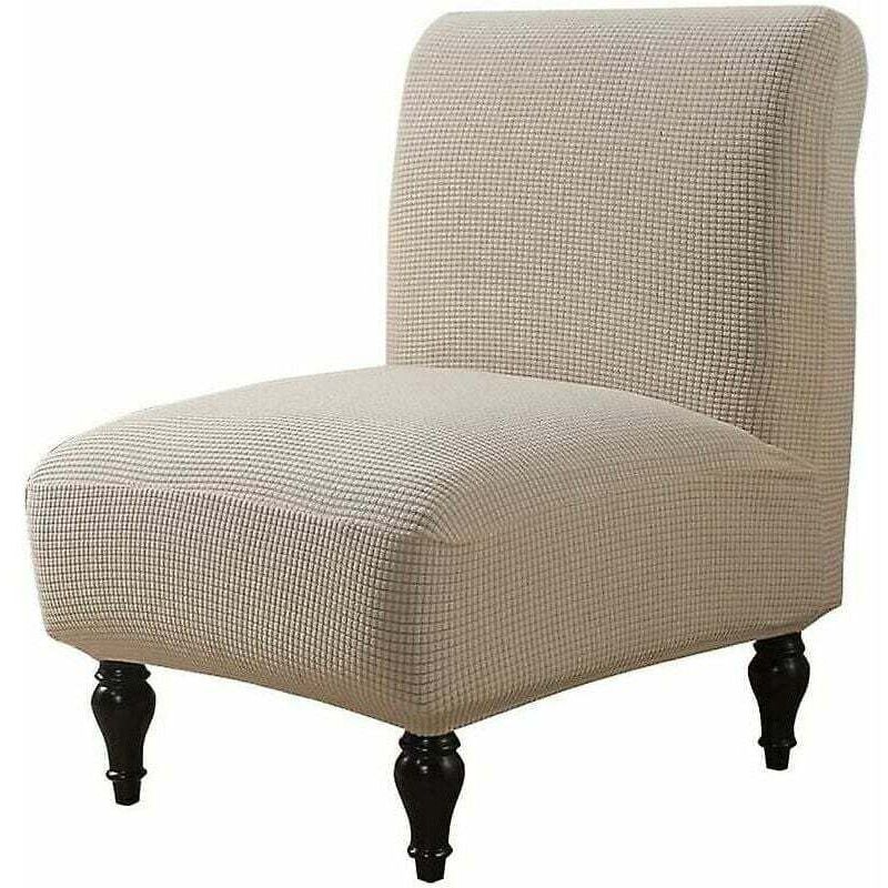 Housse de Chaise 1 Place sans accoudoirs Housse de Fauteuil Extensible Housse de Protection de Fauteuil Housse de Chaise sans accoudoirs Stretch