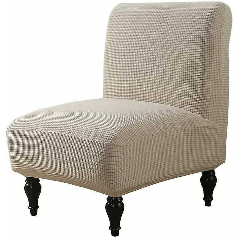 Housse de Chaise 1 Place sans accoudoirs Housse de Fauteuil Extensible Housse de Protection de Fauteuil Housse de Chaise sans accoudoirs Stretch