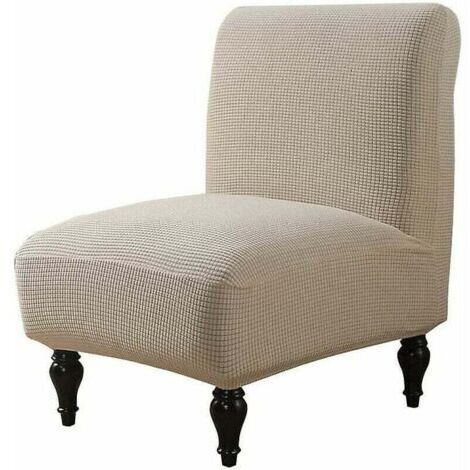 Housse de Chaise 1 Place sans accoudoirs Housse de Fauteuil Extensible Housse de Protection de Fauteuil Housse de Chaise sans accoudoirs Stretch