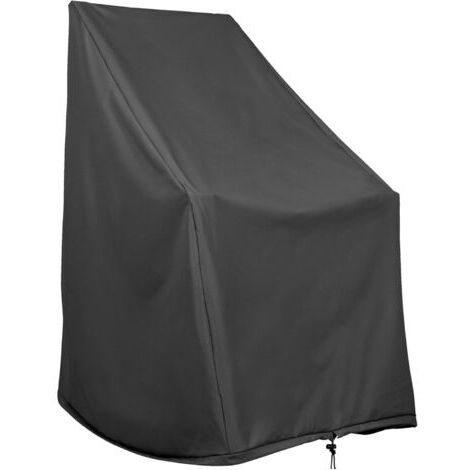 Housse de chaise à bascule d'extérieur résistante aux intempéries, polyester, cordon élastique