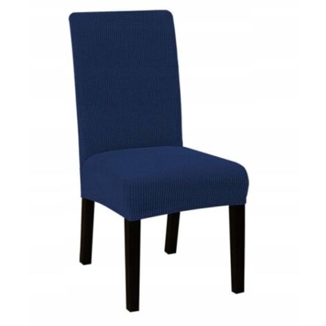 HOUSSE de chaise BLEU MARINE BLEU MARINE ÉPAIS élastique