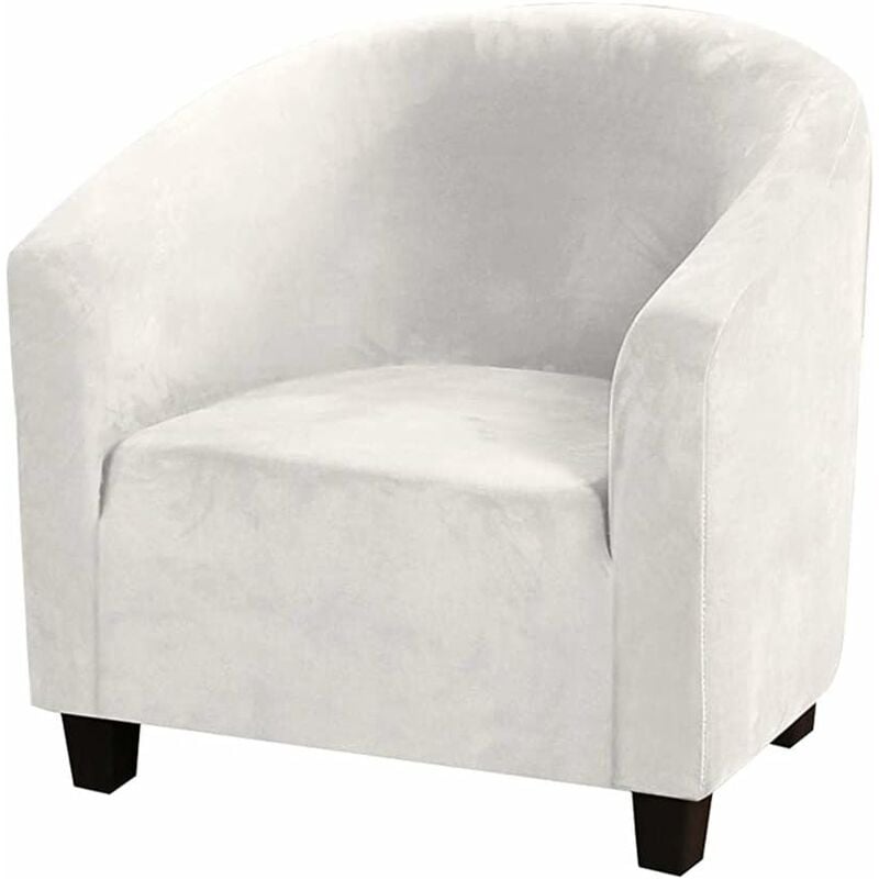 Fei Yu - Housse De Chaise Club,Housses De Chaise De Baignoire en Velours Extensible Housses De Canapé Souples pour Fauteuil Protecteur De Meubles