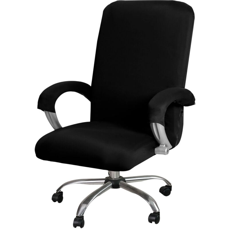 Csparkv - Housse de Chaise de Bureau, Extensible Housses de Chaise Rotatif Lavable Couverture de Chaise Housse de Fauteuil pour Chaise de Bureau