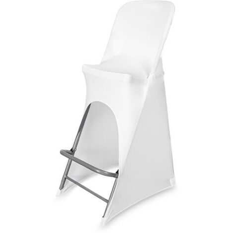 Housse de chaise de cocktail - blanche