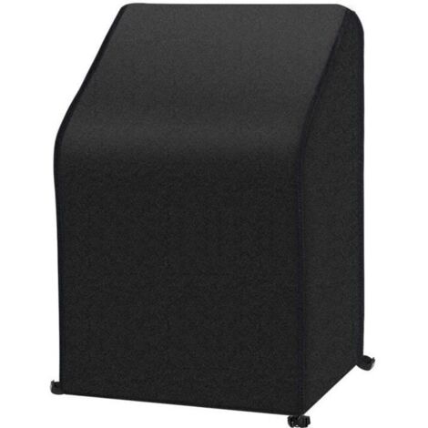 Housse de Chaise de Jardin en Tissu Oxford 420D - Imperméable, Anti-UV, Coupe-Vent - INMUA - Noir