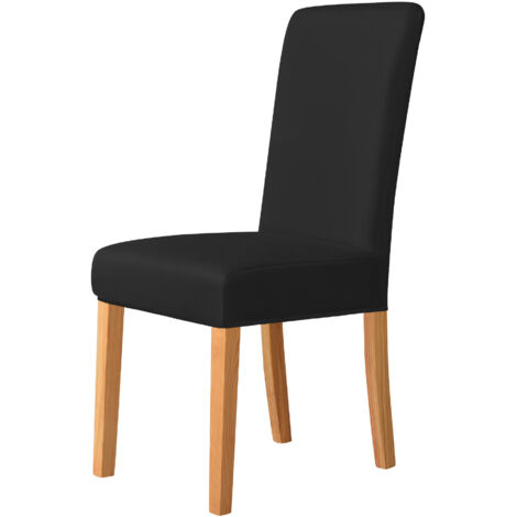 Housse de chaise décorative 4 pièces, housse extensible