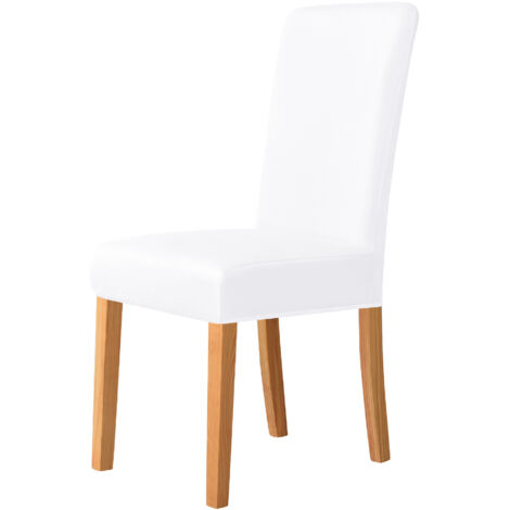 Housse de chaise décorative, lot de 4, extensible et élastique.