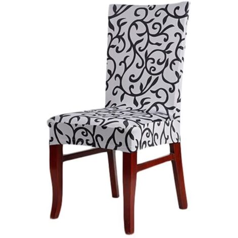 Housse de Chaise en Spandex haute gamme Bords Carrés