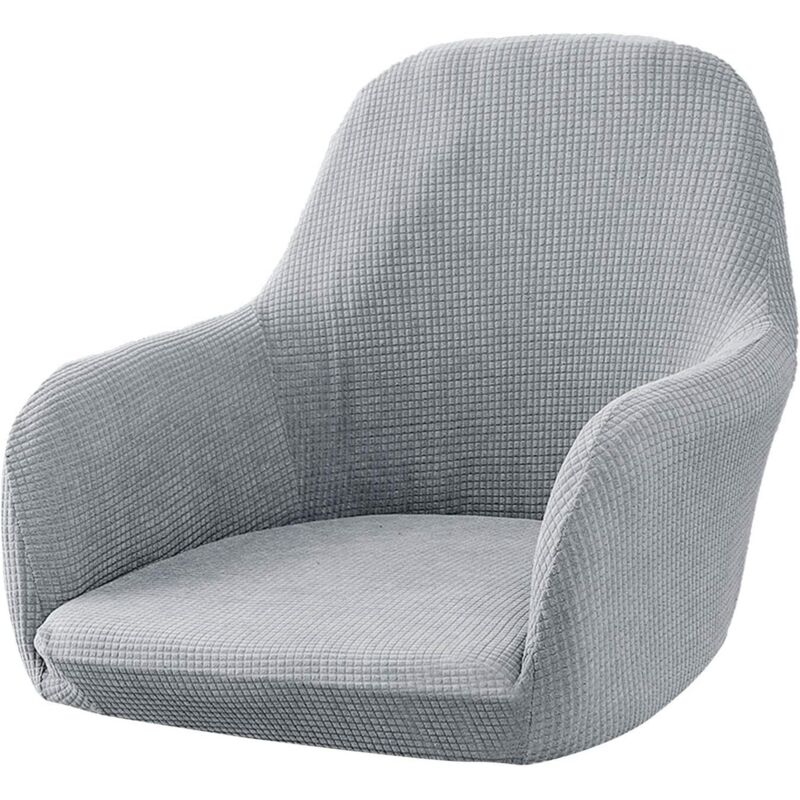 Serbia – Housse de chaise extensible grise – Protection contre rayures et morsures – Lavable en machine – Pour chaises 40-45 cm de large