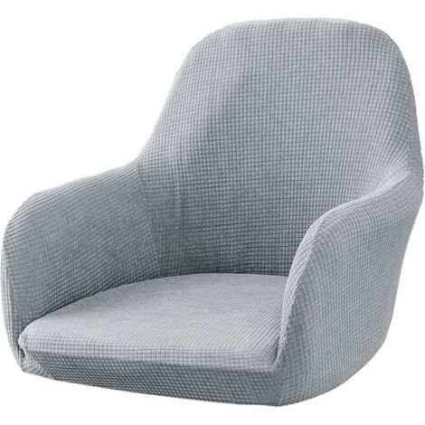 Housse de chaise extensible pour salle à manger, bureau (gris)