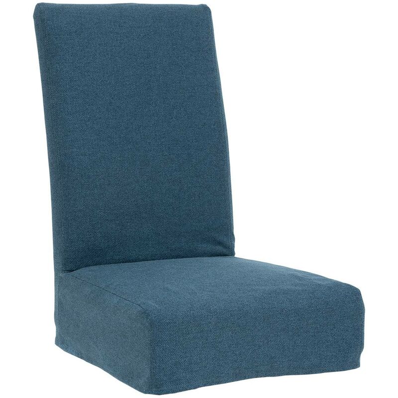 Atmosphera - Housse de chaise Jana bleu créateur d'intérieur