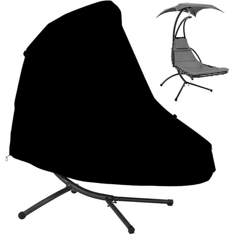 Housse de Chaise Longue Suspendue en Tissu Oxford pour Balancelle de Jardin, Véranda, Pelouse, Protection de Meubles treetalk