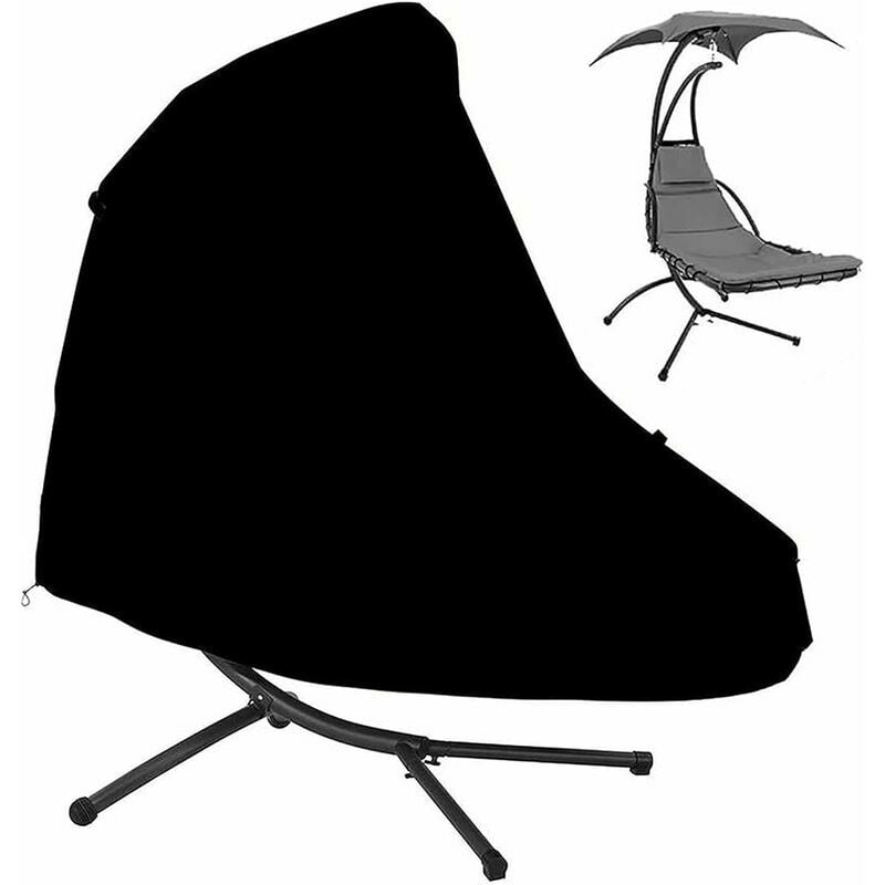 Housse de Chaise Longue Suspendue en Tissu Oxford pour Balancelle de Jardin, Véranda, Pelouse, Protection de Meubles Dolaso