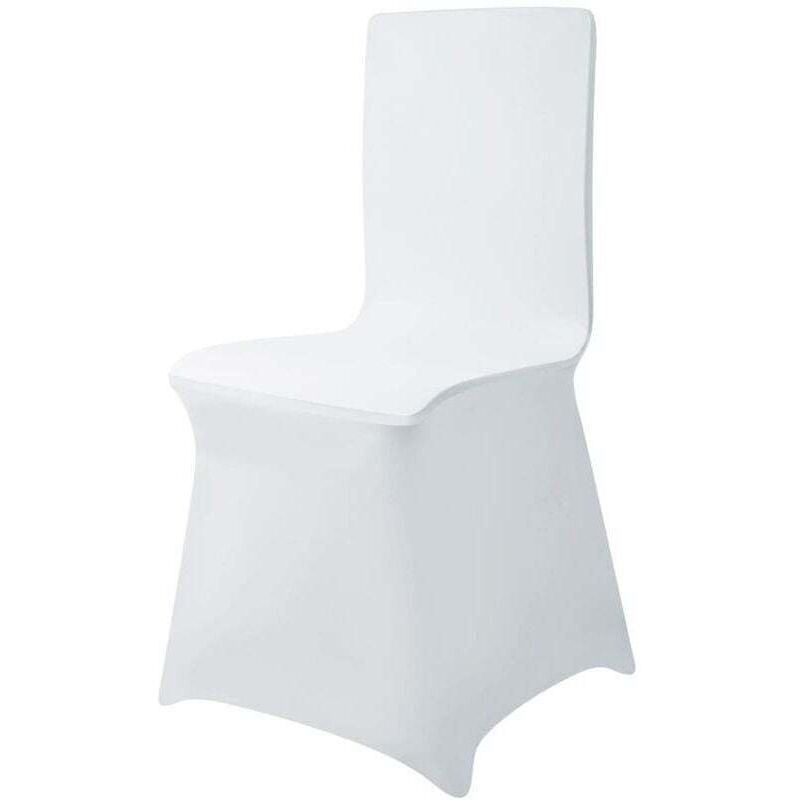 Housse de Chaise Mariage, Lot de 10 Couvre Chaise de Mariage - Plafond Universel Extensible Salle à Manger Salle de réunion Fête.