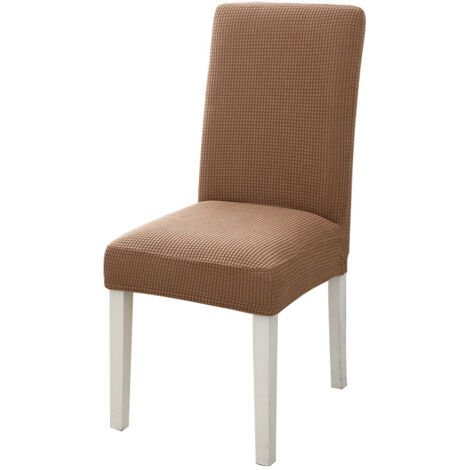 Housse de Chaise Salle à Manger Moderne House de Chaise Intérieur Extensible Housse Chaise Blanche 4-Pièces Protege Assise Couvre Convient à la Salon. Bureau. Banquet et à la Décoration.