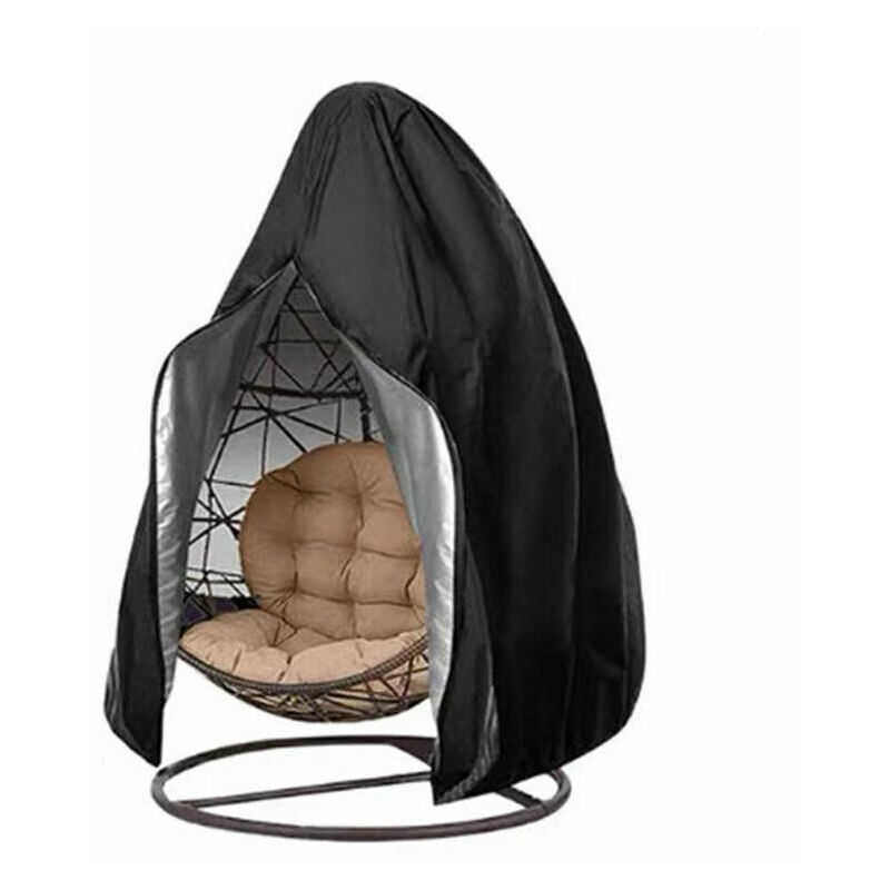 Laola - Housse de chaise suspendue, housse de protection de chaise d'œuf, housse de meubles imperméable pour terrasse extérieure avec fermeture