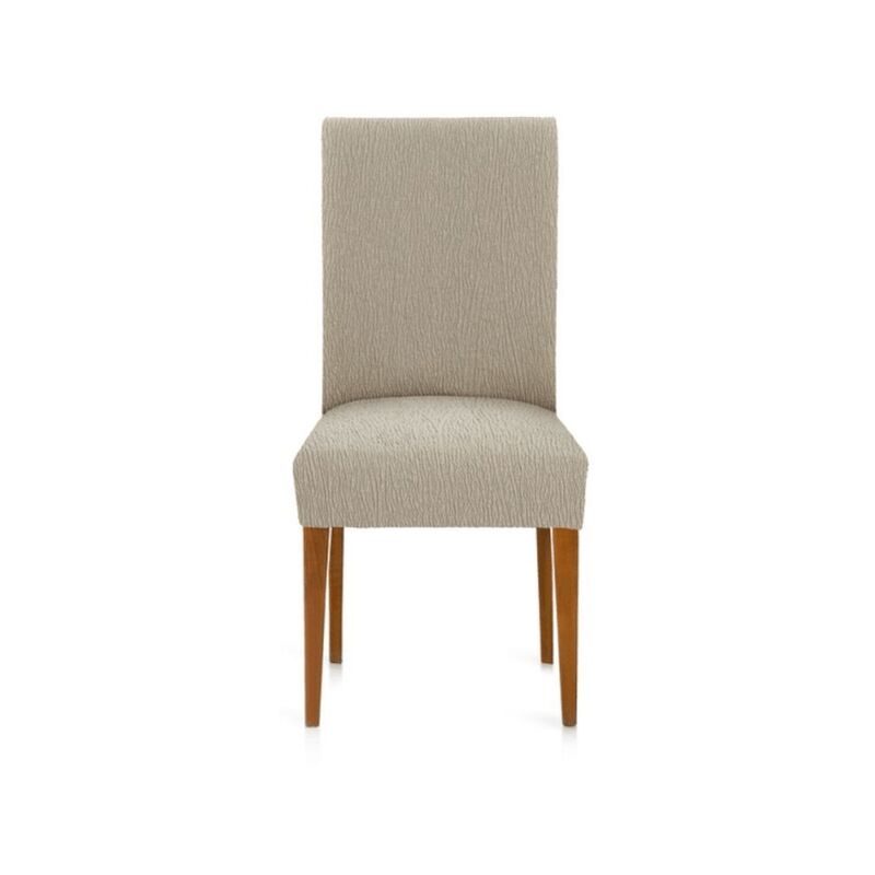 Webmarketpoint - Housse de chaise Troya beige Webmarketpoint - Housse de chaise Troya beige