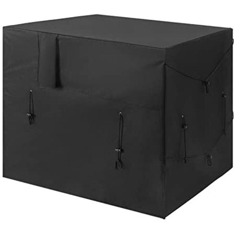Housse de Chauffage de Piscine, Housse de Pompe à Chaleur de Piscine réglable, Housse de mobilier d'extérieur imperméable en Tissu Oxford 210D pour