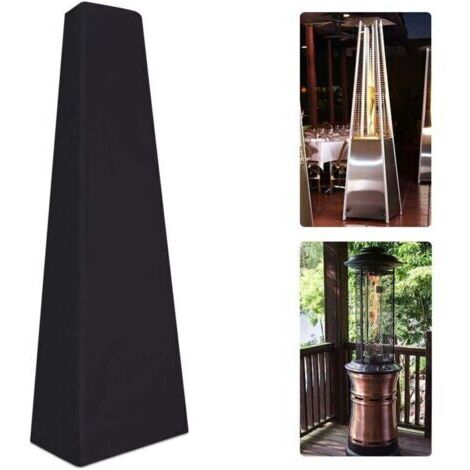 Housse de chauffage de terrasse robuste et imperméable, pour chauffage de jardin, chauffage de terrasse pyramide, grand triangle