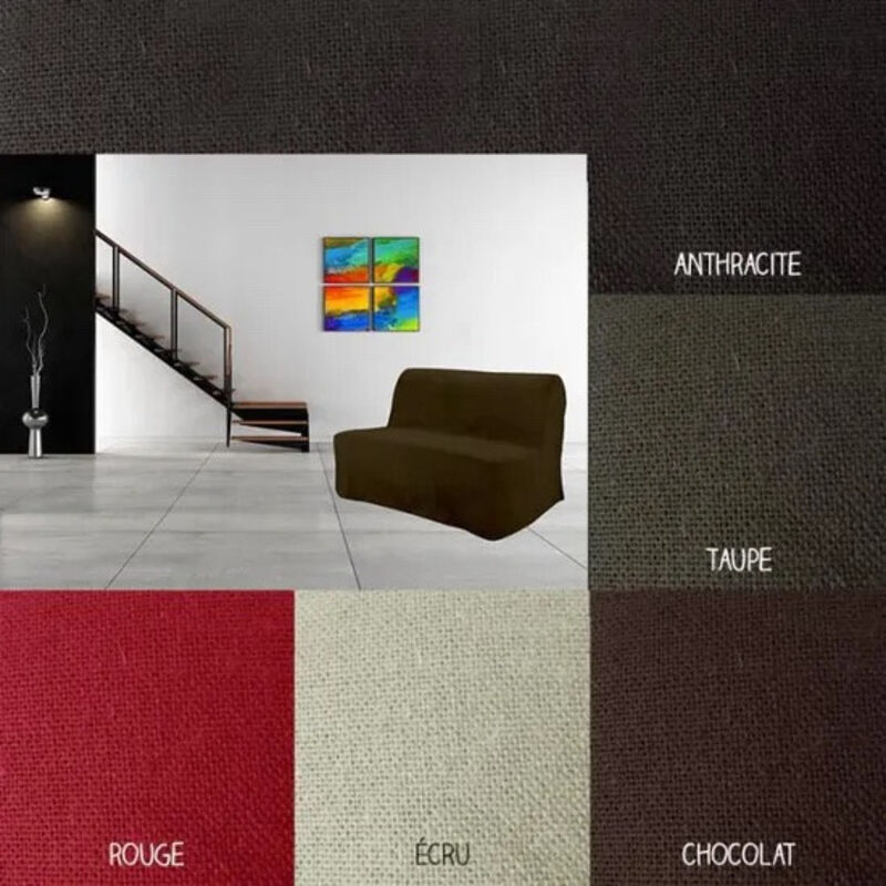 Housse de clic clac / Bz - Différents coloris - Gris - 200 x 140 cm .