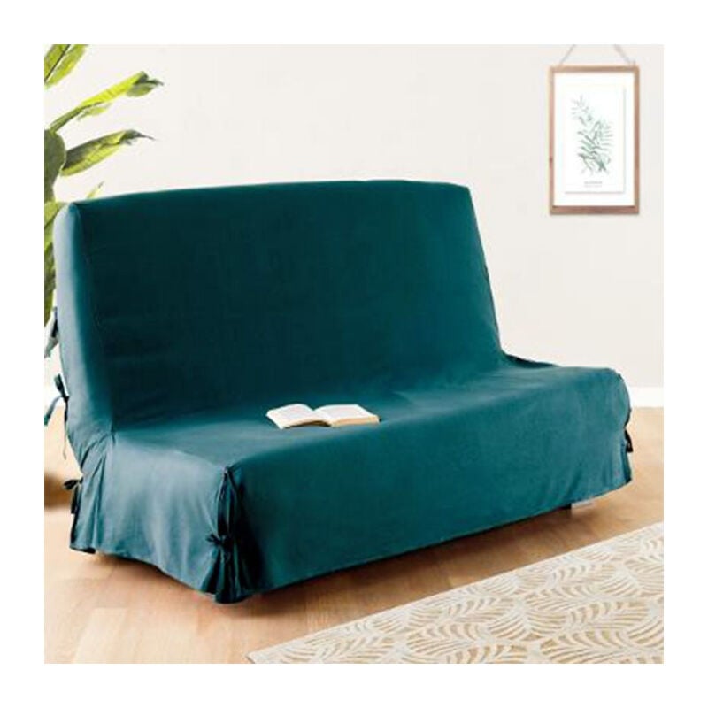 Housse de Clic-Clac Tissu 140x200cm Bleu Canard