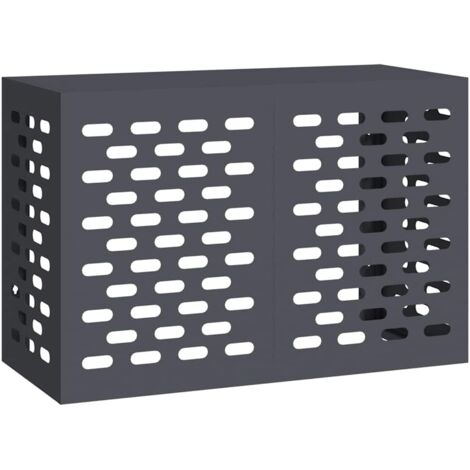 Housse de climatiseur Anthracite 90 x 40 x 60 cm Acier CFW69683