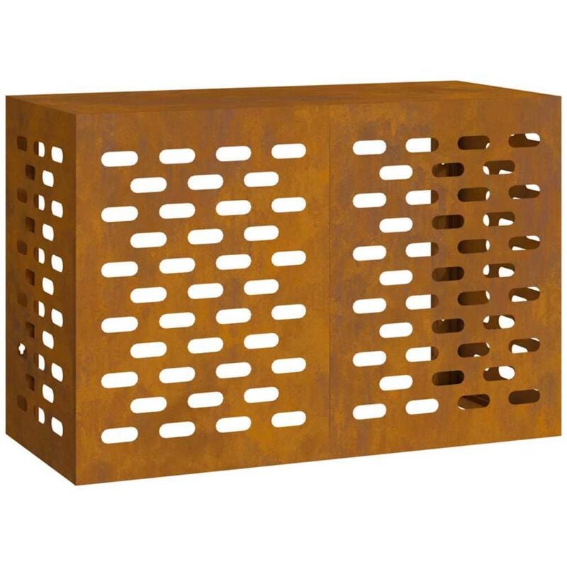 Housse de Climatisation 90x40x60 cm Acier Résistant aux Intempéries Vidaxl