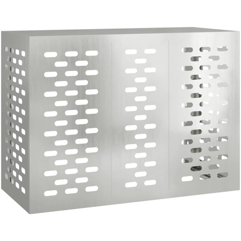 Vidaxl - Housse de climatiseur 110x50x80 cm en acier galvanisé