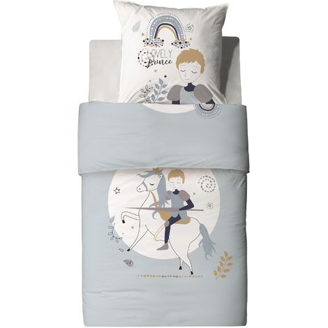 Housse de couette + 1 taie 140 x 200 cm Lovely prince