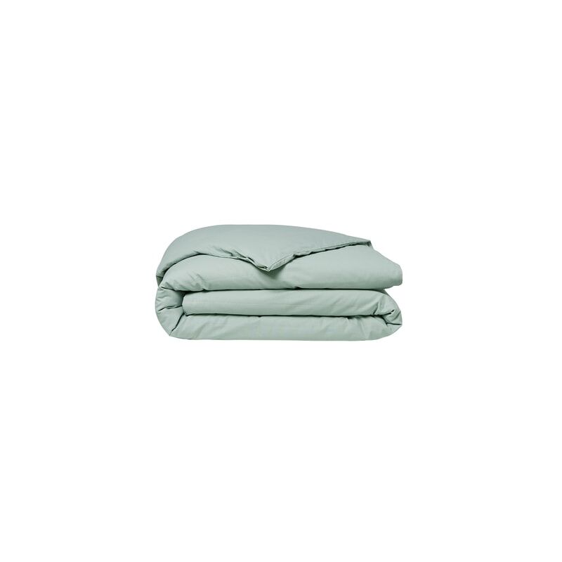 Housse de couette Today Essential - 220 x 240 cm - 2 personnes - 100% Coton uni - Celadon