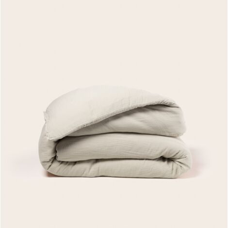 Housse de couette 100x140 cm MADURA - Ficelle - LOU