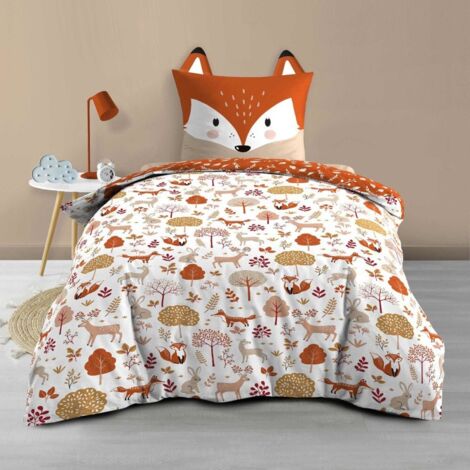 Housse de couette 140x200 + 1 taie ROXY 100% coton