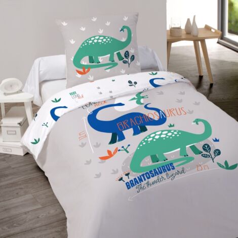 Housse de couette 140x200 BRACHIO + taie 100% coton 52 fils