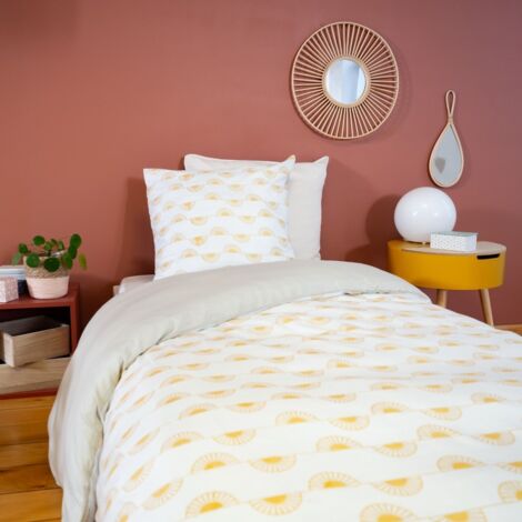 Housse de couette 140x200 HELIS + 1 taie microfibre