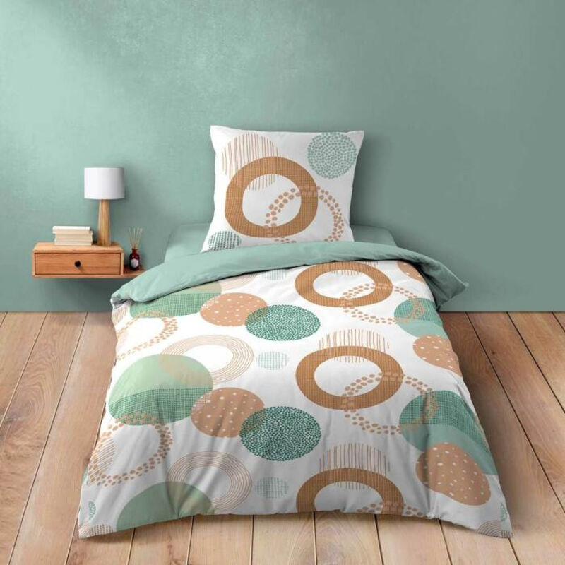 Parure 2 p. 140 x 200 cm +1 taie coton 42 fils Lunabella