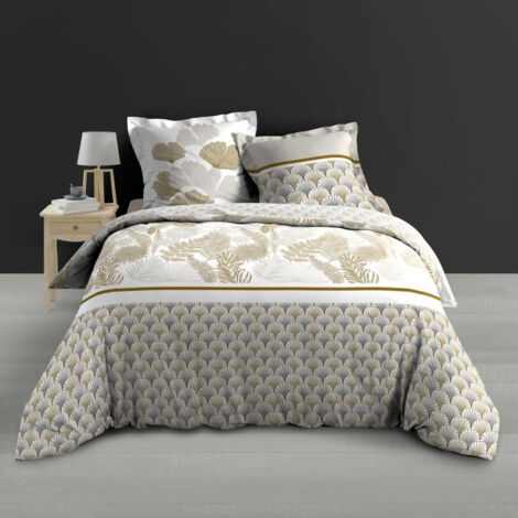 Housse De Couette Percale De Coton, Colored Field - Imprimé Floral - 260 X 240 Cm | Leroy Merlin