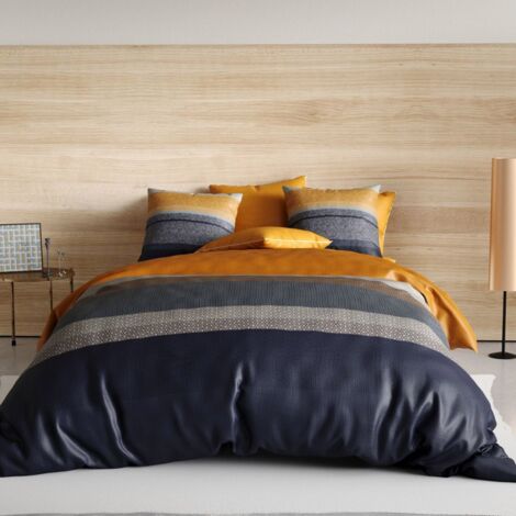 Housse de couette 240x220 + 2 taies Ubud coton Percale 71 fils