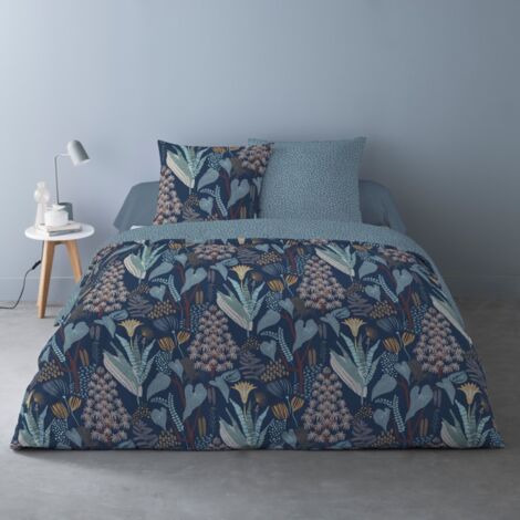 Housse de couette 240x220 CALAO + 2 taies matière Polaire