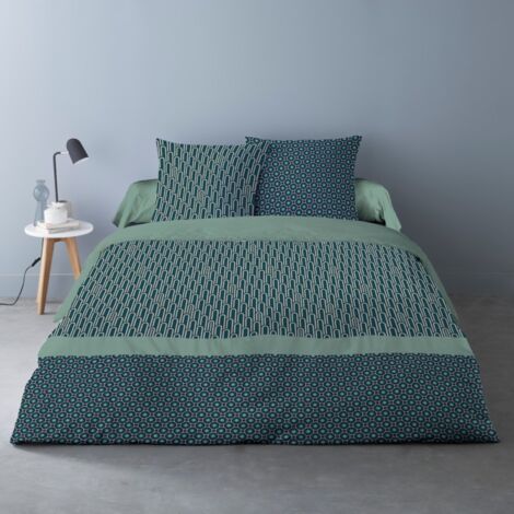 Housse de couette 240x220 CLEO + 2 taies 100% coton