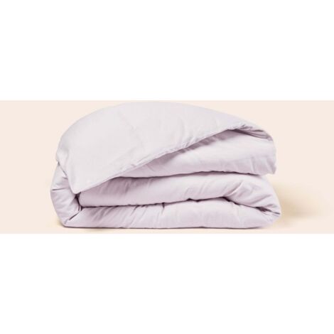 Housse de couette 240x220 cm MADURA - Rose perlé - CELIANE