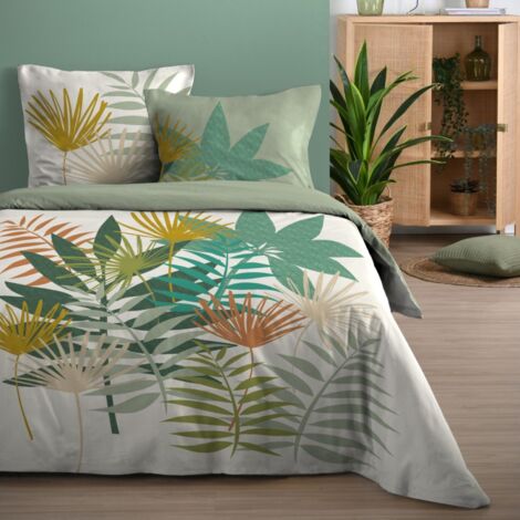 Housse de couette 240x220 GIOVANA + 2 taies coton 57 fils