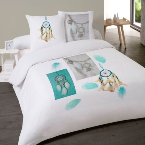 Housse de couette 240x220 NAVAJO + 2 taies 100% coton