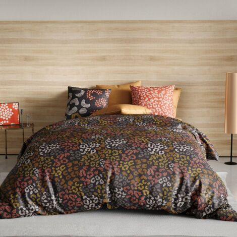 Housse de couette 240x220 Onalia + 2 taies coton 57 fils