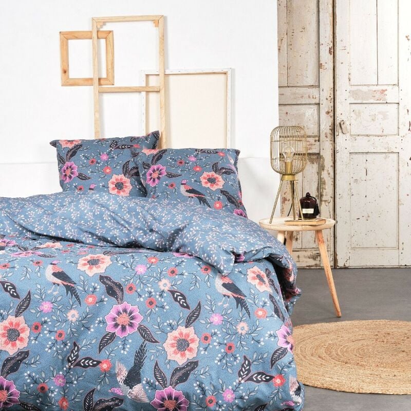 Housse de couette 240x220 Sunshine 11.12 + 2 taies 100% coton 57 fils
